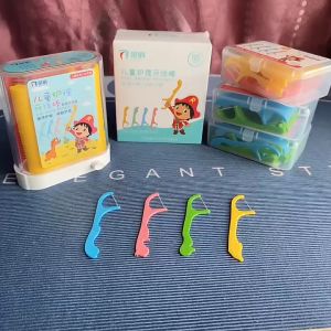 Kids Automatic Dental Floss Dispenser Automatic with Hygienic floss box and Refill