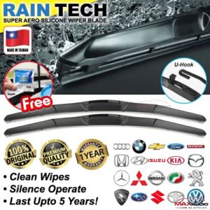 Taiwan Silicone Wiper TOYOTA ALTIS E150/E160 2008-2012 (26/14) RAIN-TECH RAZOR HYBRID Aerodynamic Car Wiper
