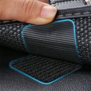 10sets Car Invisible Foot Mats Fixed Stickers Car Strong Double-sided Adhesive High Viscosity Non-marking Stickers Auto Accessories