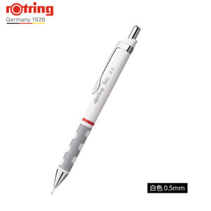 Rotring Tikky Automatic Pencil HB Black 0.5 0.7mm with Eraser Moveable for Students Adults Drawing Sketching Professional Pen