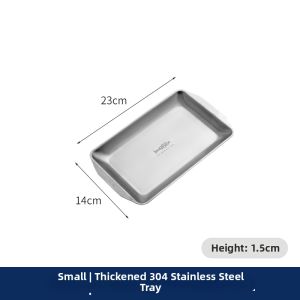 Misanbroo | Stainless Steel Rectangular Tray