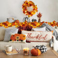 Artificial Maple Leaf Vines Silk Fall Foliage Garland for Home Wedding Party Decor Hanging Easy to Install DIY Craft Decorations. 