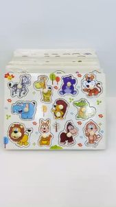 [MỚI VỀ] Bảng núm gỗ nhiều chủ đề bảng ghép hình núm gỗ động vật trái cây chữ số giáo dục sớm phát triển trí tuệ