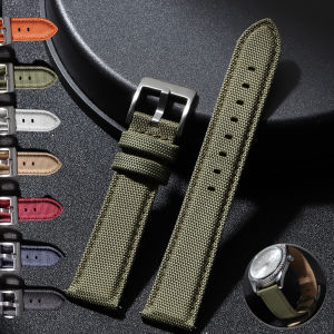 Nylon Canvas Watch Strap for IWC Pilot 20mm 22mm Strap Waterproof Sport Watch Strap Wrist Belt for Seiko for Men Women Bracelet