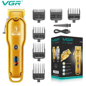 VGR | VGR 650 barber hair cut machine professional cordless electric trimmer rechargeable hair clipper for men