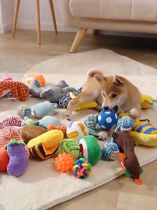 OMT เชือกถักชักเย่อ, เชื่อกถักบอลของเล่นสุนัข, ของเล่นสุนัขโต, ของเล่นหมา 🐶💗