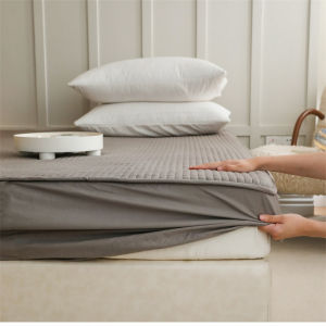 Thickened Pure Cotton Bed Canopy Dustproof Protection Cover 1.5/1.8m Bed Raised Full Elastic Bed Sheet Breathable Antibacterial