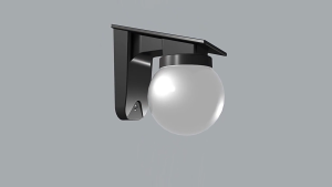 โคมไฟติดผนังโซล่าเซลล์ เปิดได้ 3 แสง ระบบสว่างค้าง เปิดปิดอัตโนมัติ พลังงานแสงอาทิตย์ กันน้ำกันฝนP65