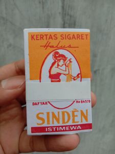 Kertas Papir Manis Cap Sinden 1 Ikat Isi 10 Buku