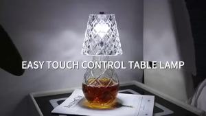 Wireless Bottle Lamp 3-Color Touch Dimming Cordless Lampshade Rechargeable Wine Bottle Lights for Bedroom Living Room Kitchen