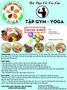 (500gr) BỘT NGŨ CỐC TẬP GYM-YOGA GIÚP TĂNG CƠ-TĂNG SỨC BỀN TẬP LUYỆN TĂNG CÂN-GIẢM CÂN Shop mebenbull2229 mebenbull