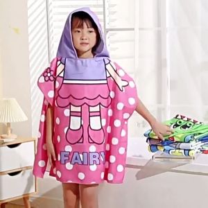 Summer Kids Hooded Towel For Toddler Children/Tuala Mandi Budak/Tuala Mandi Serap Air/Tuala Mandi Comel