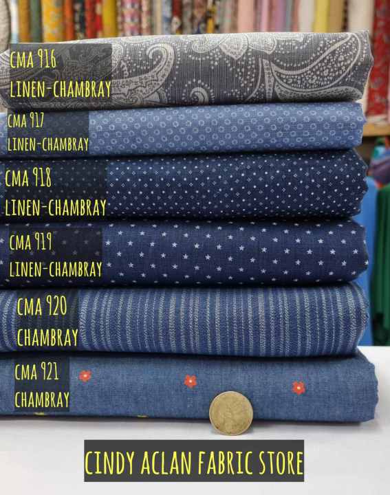 CHAMBRAY FABRICS 60 INCHES WIDTH Lazada PH