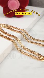 KL 162 - Kalung Rantai Sisik Naga Kalung Dewasa Xuping Perhiasan Emas Imitasi Lapis 18k - Cute