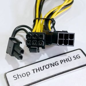 Cáp chuyển nguồn 6 Pin ra 8 Pin hoặc nối dài nguồn 6 Pin (2 Pin tách rời) / Cáp dài 20Cm