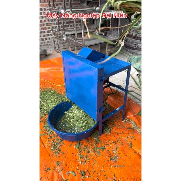 Máy 4 Chân Vuông Băm Rau Bèo, Thái Cỏ Voi . Động Cơ 750W ( 1HP ). DÂY ĐỒNG 100%