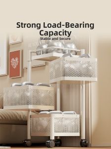 Ljxz | Multifunctional Rotating Shelving Unit Multi-Layer