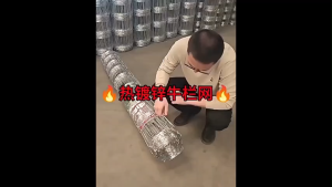 2.5mm 50meter Pagar Cyclone 4kaki/5kaki/6kaki  tiang pagar besi/ pagar kebun cyclon pagar lembu cyclon Pagar Kambing Pagar Lembu Cyclone Fence Pagar Kebun  galvanized fence 牛栏网 鹿网