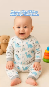 Jumper Bayi Kaki Terbuka Sleepsuit Kaki Buka 100% COTTON BC-031KK Jumper Bayi Jumpsuit Jumsuit Panjang Bayi Baju 0-3 Bulan Baju Tidur Bayi Anak Piyama Bayi Setelan Baju Bayi Lengan Panjang Laki-Laki Perempuan