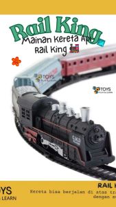 Mainan Anak - Rail King Intelligent Classical Train Set Kereta 19051-3