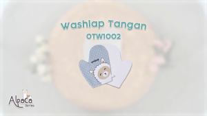 Omiland Waslap Tangan Bayi Isi 3 Alpaca Series - OTW1002