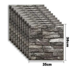 3D Wall Stickers Self Adhesive Television Background Wall Room Decor Waterproof Stick Brick Wallpaper For Interior Decoration