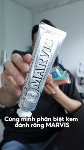 [TEM PHỤ + VAT] Marvis Classic Collection Toothpaste + Kem đánh răng Italia (Ý) làm trắng bảo vệ răng thơm mát 85ml