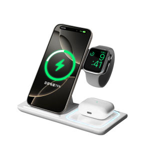 NIOYE | Universal Portable Foldable Wireless Charging Stand for Phone Earbuds and Watch