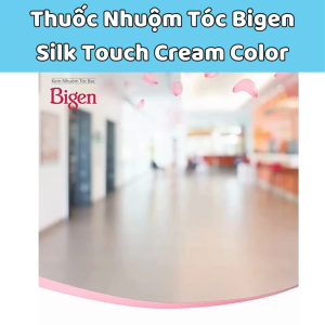 Thuốc nhuộm tóc Bigen Silk Touch Cream Color phủ bạc hoàn hảo với các gam màu tự nhiên và thời trang chính hãng.