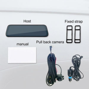 4K WiFi Touchscreen Dual Camera Car DVR Front Rear Dash Cam 24H Parking Monitor Media Recorder