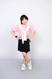 Baju Distro Anak Perempuan Lengan Pendek Sakura Smile Kids