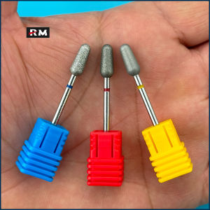 New Emery Peanut-Shaped Manicure Grinding Head Remove Finger Edge Skin Burrs Dead Skin Removal Manicure Polishing Head Japanese And Russian-Style Pre-Processing Foot Exfoliating