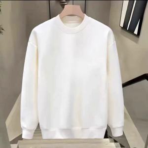 2024 Nam Mới Áo Hoodie Lông Cừu Lót Rộng Rãi Fit Dày Dặn Cổ Tròn Thoải Mái Áo Khoác Ngoài Phong Cách Mỹ Thiếu Niên Mát Mẻ Hoạt Hình In