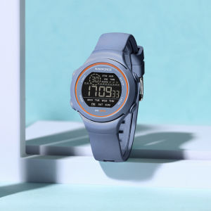 NAVIFORCE Original Digital Watch for Women Lightweight Silica Strap LCD Digital Luminous Chronograph Calendar Waterproof 50m Casual Sports Fashion Multifunctional Womens Watch NF7119