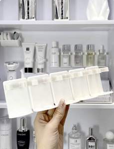 Multifunction Wall Mounted Organizer Makeup Table Storage Shelf Adhesive Hanger Kitchen Bathroom Storage Rack Drawer Organizer Container Mirror Cabinet Self Adhesive Rack