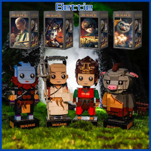 BETTIE Mainan Mini King Wukong Tang Sanzang Partikel Kecil Di Dunia dan Sumber di Blok Bangunan