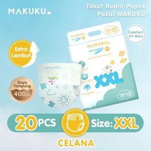 MAKUKU SAP Diapers Comfort Fit Mini Pants XXL20 Popok Bayi