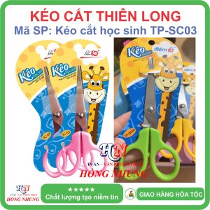 [SALE] Kéo Cắt Thiên Long TP-SC03 Kéo Dành Học Sinh Văn phòng Gia Đình