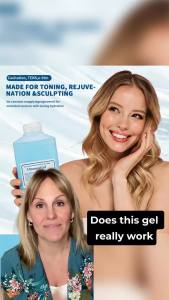 Professional Conductive Gel – Ultrasound Gel for Cavitation TENS EMS RF & Hair Removal Devices Paraben-Free Fragrance-Free