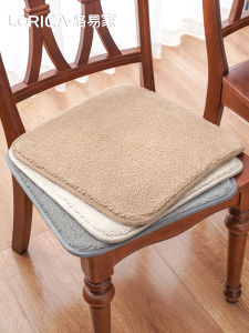 LORiCA Plush Seat Cushion Modern Simple Style Home Office Dining Chair Pad Ergonomic Assorted Sizes Square Polyester Filled