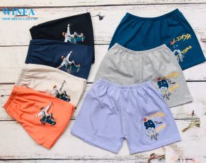 Quần thun trẻ em từ 3-39kg dành cho bé trai bé gái - cotton thiên nhiên co giãn 4 chiều thoáng mát thấm hút cực tốt in hình dễ thương