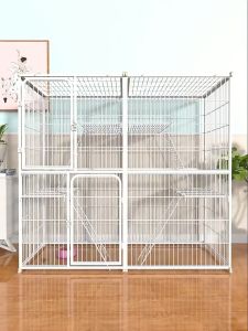 PHM Cat Cage Large Dog Cage 2/3/4 Level Pets Cages Cat House Indoor Dog Cage Villa Platform Rumah Kucing