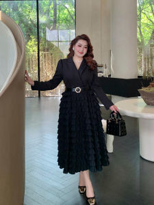 GLEC | Vintage Style Elegant Dress Suit Collar Layered