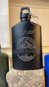 Botol Minum Save Earth Stainless Aluminium Botol Minum Camping Hiking Touring 500ml Tahan Panas dan Dingin