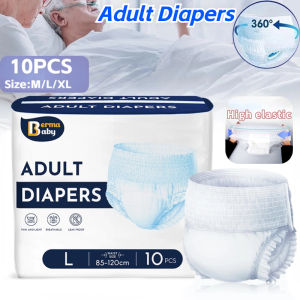 Adult Diaper Absorption Big Capacity Diapers Disposable Leak-Proof Diapers M L XL Caress 10PCS