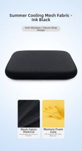 ZHIMENGREN | Memory Foam Cool Seat Cushion for Office and Dining