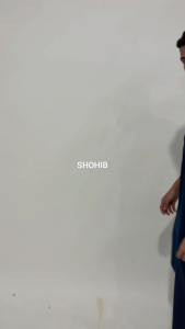 SHOHIB GAMIS PRIA LENGAN PENDEK TURKI BIRU NAVY