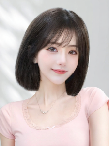 MENGSIQIAN | Anti-aging Voluminous Full Human Hair Bob Wig