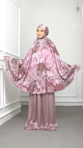Mukena Dewasa Motif 2in1 Armani Silk Printing
