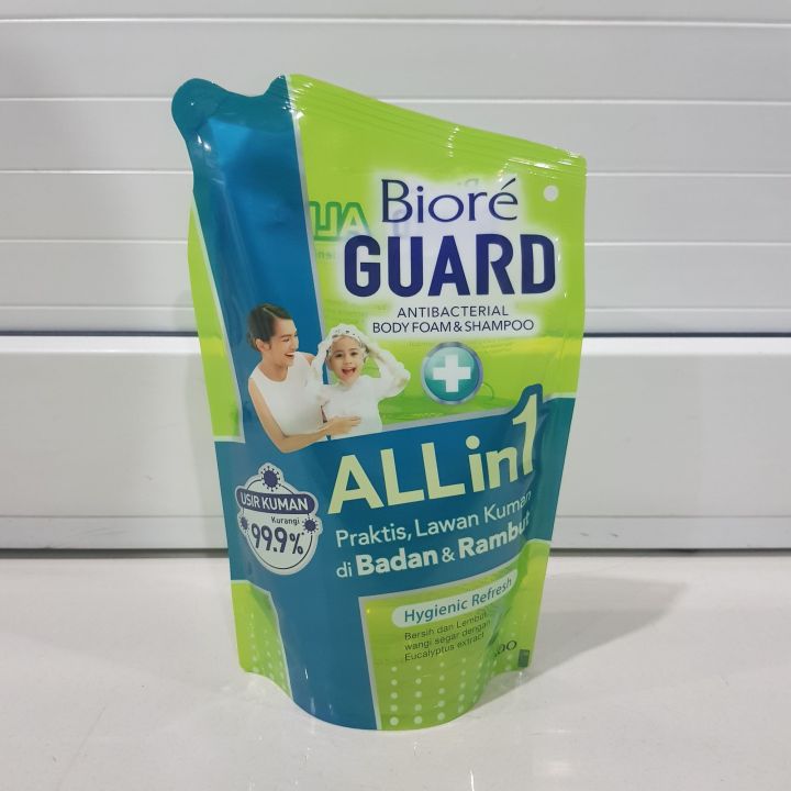 Biore Guard Body Foam & Shampoo All in 1 Hygienic Refresh 400ml ...